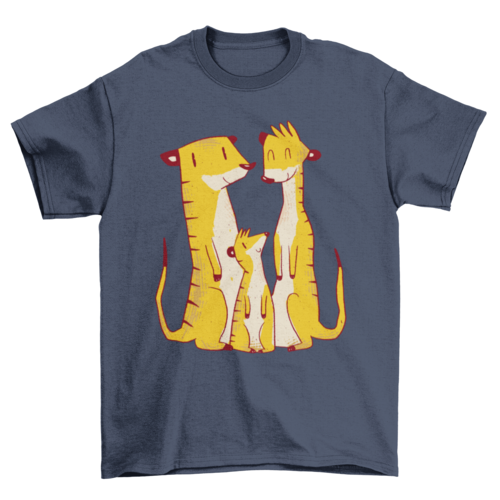 Meerkat Family T-shirt Design