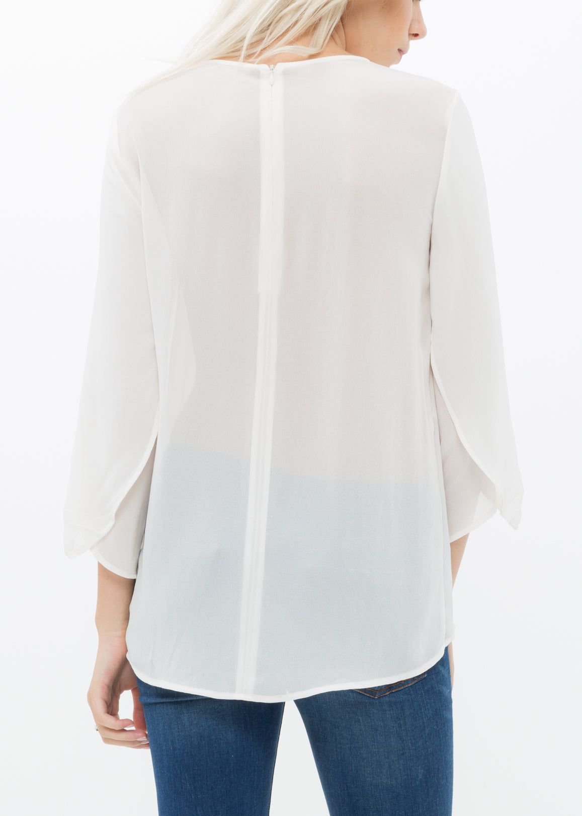 Women's Cross Hem Blouse