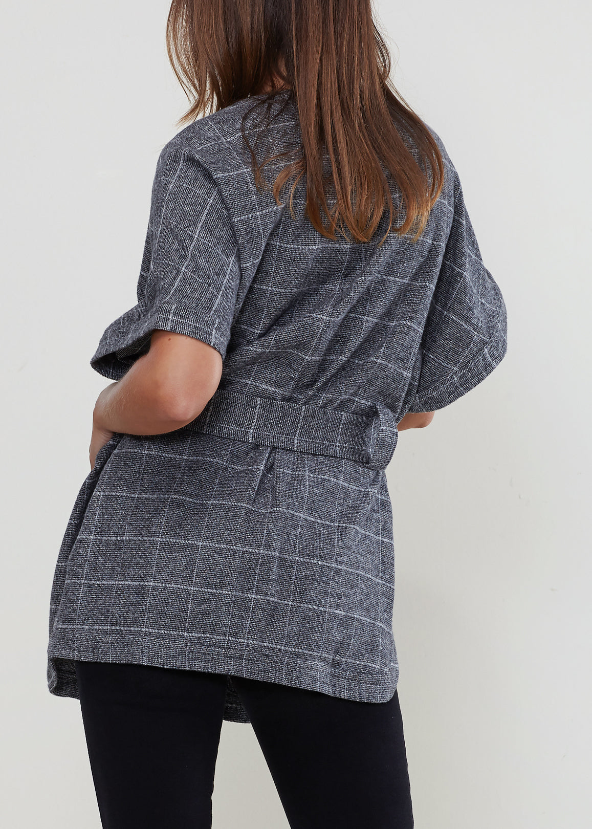 Women's Brushed Cotton Check Vest Top