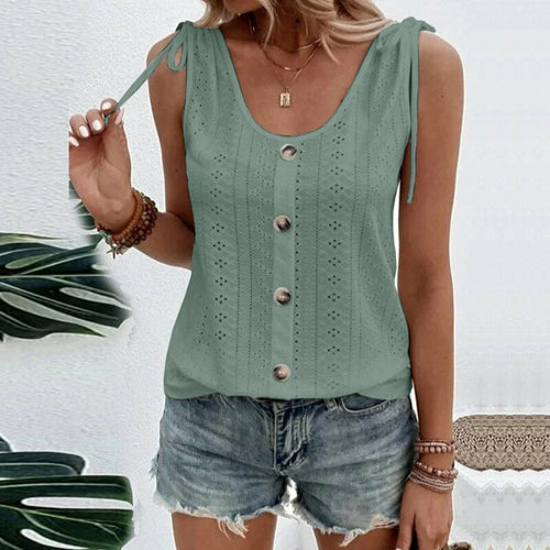 Women's Fashion T-Shirt Vest Summer Sleeveless Tank Tops Casual Solid