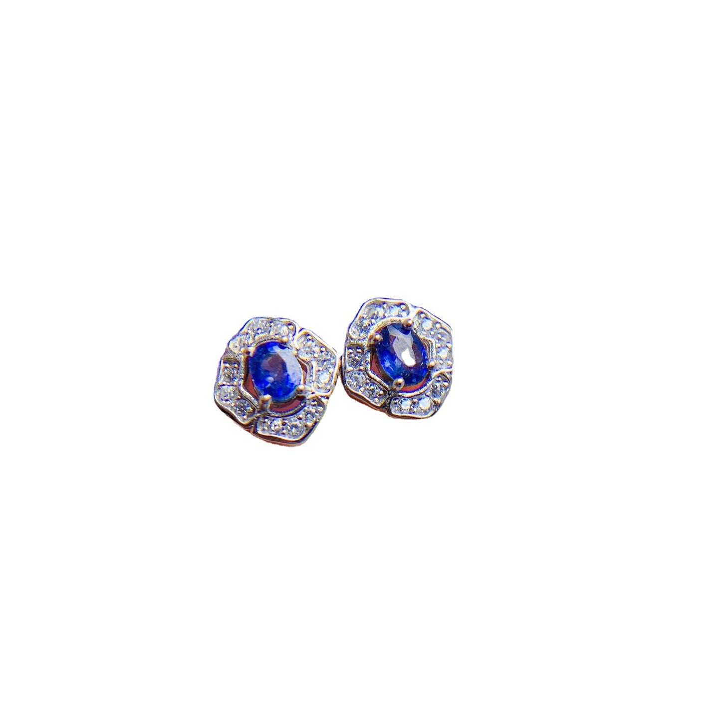 Lankan Sapphire Jewelry Set