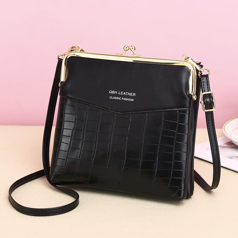 Lock Shoulder Bags Women Alligator Pattern & Phone Bag