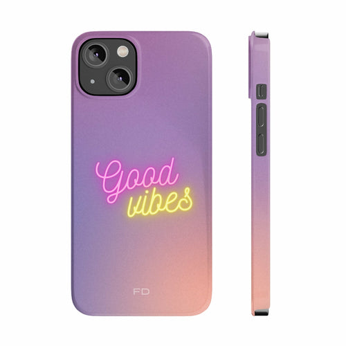 Good Vibes Theme Slim Case for iPhone 14 Series