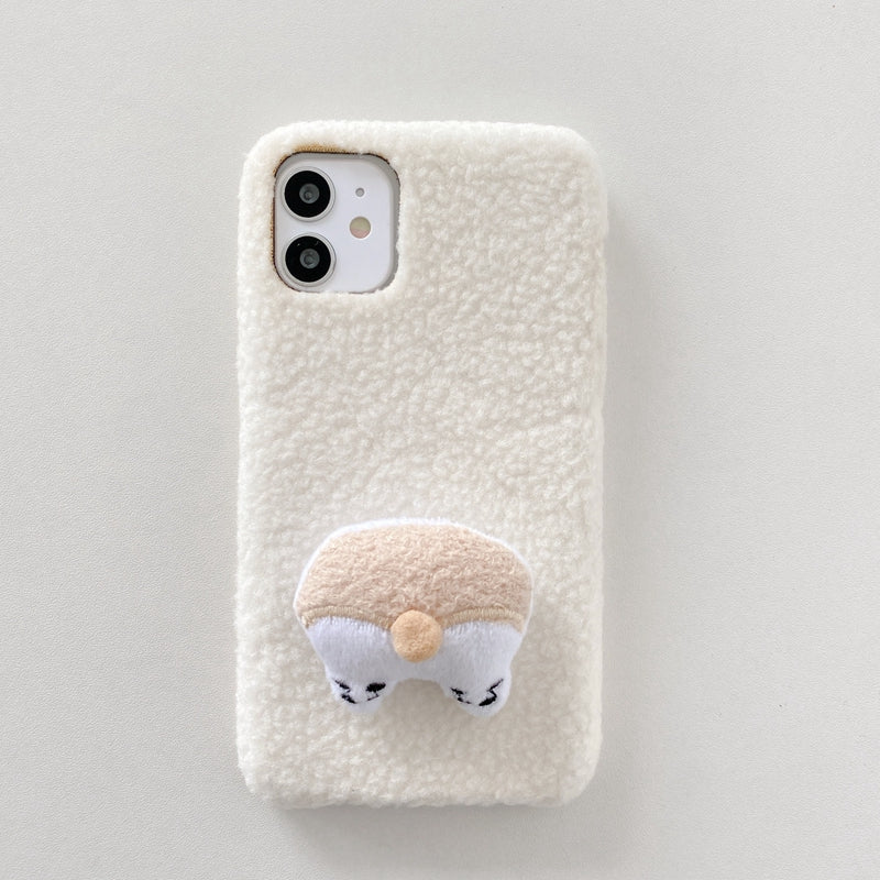 Bear Plush Hat for 13 Series Phone Cases