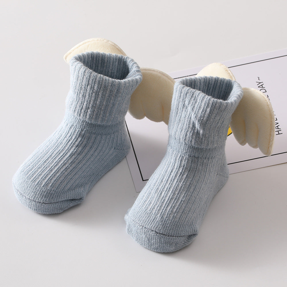 Cute And Simple Baby Angel Wings Socks