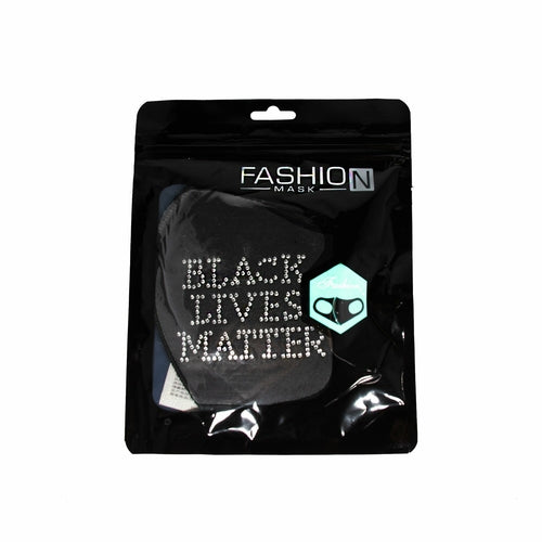 Black Lives Matter Fashion Studded Mask