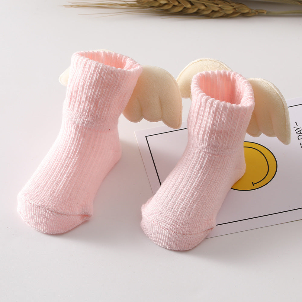 Cute And Simple Baby Angel Wings Socks