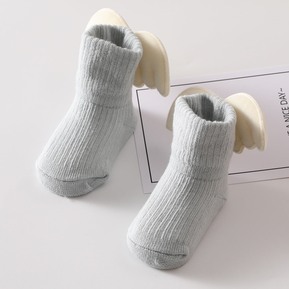 Cute And Simple Baby Angel Wings Socks