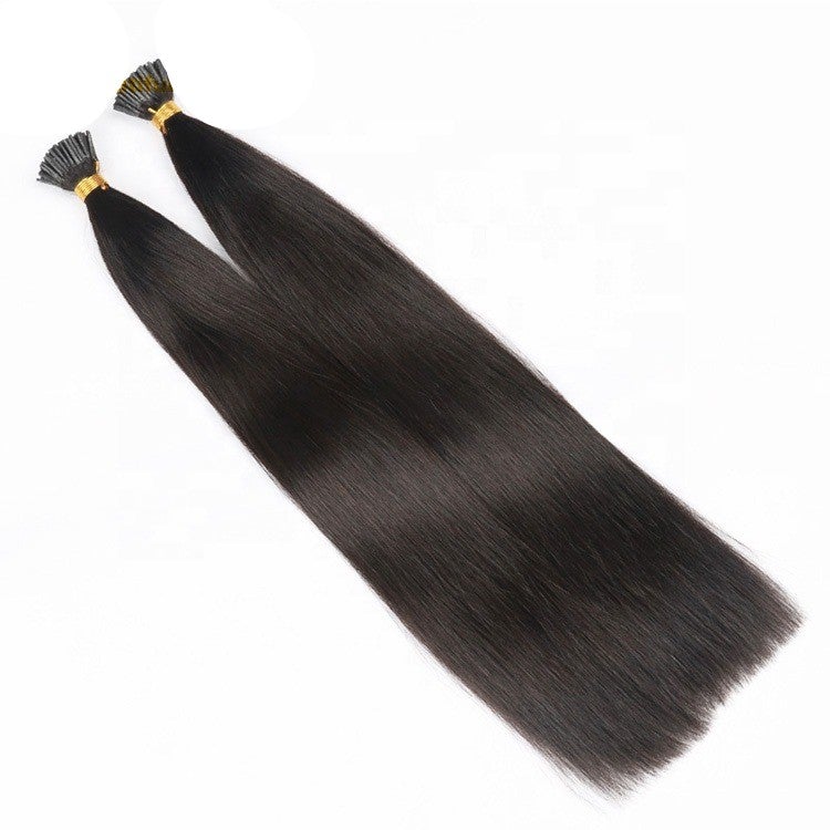 Brazilian Straight Human Hair I Tip Microlinks Bulk Braiding Human Hai