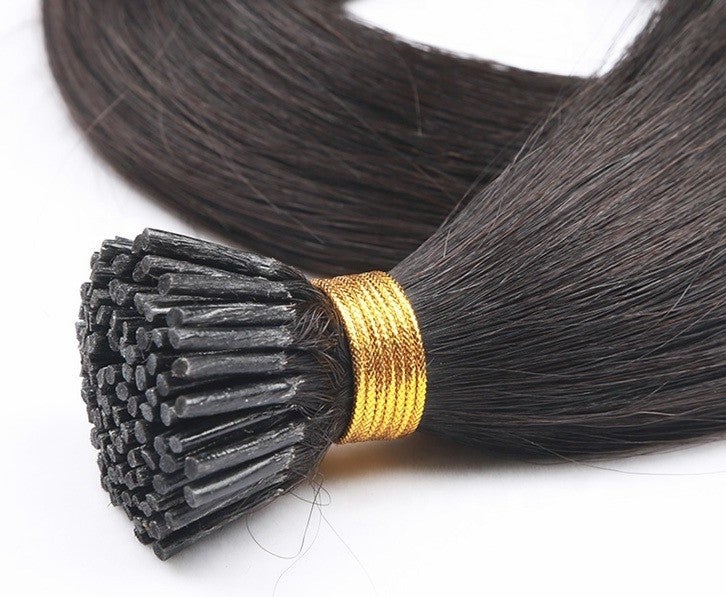 Brazilian Straight Human Hair I Tip Microlinks Bulk Braiding Human Hai