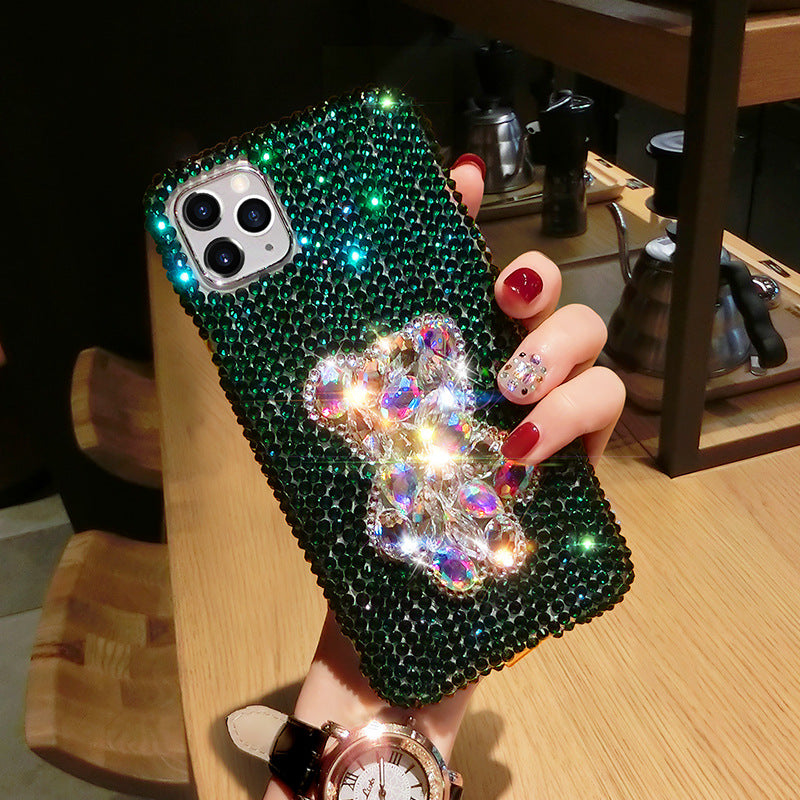 Luxury Rhinestone Bear Protective Case Phone Case