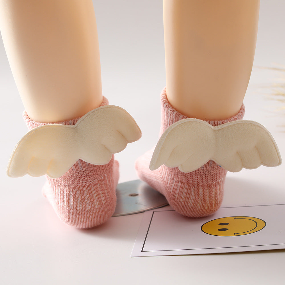 Cute And Simple Baby Angel Wings Socks