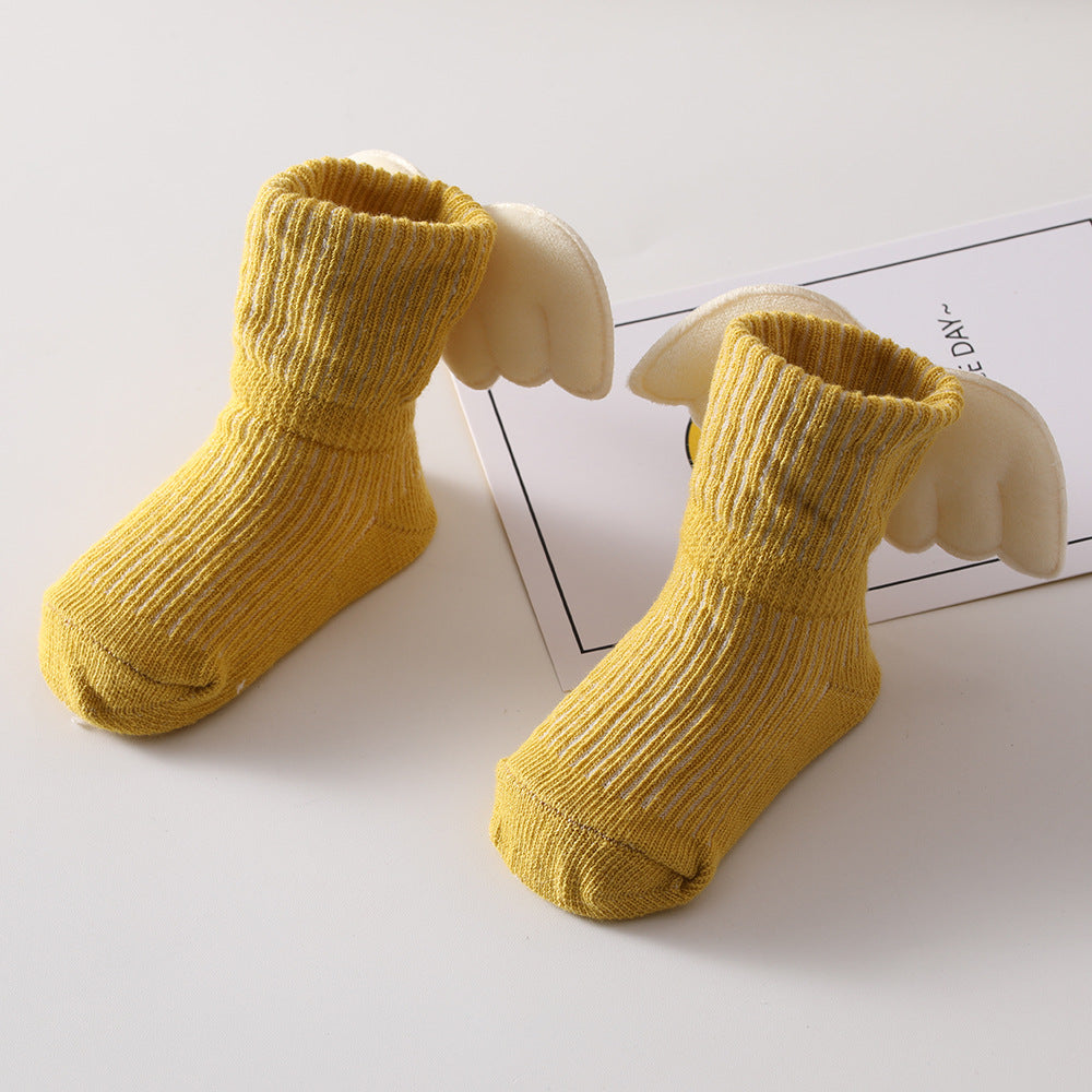 Cute And Simple Baby Angel Wings Socks