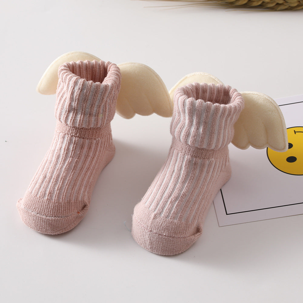 Cute And Simple Baby Angel Wings Socks