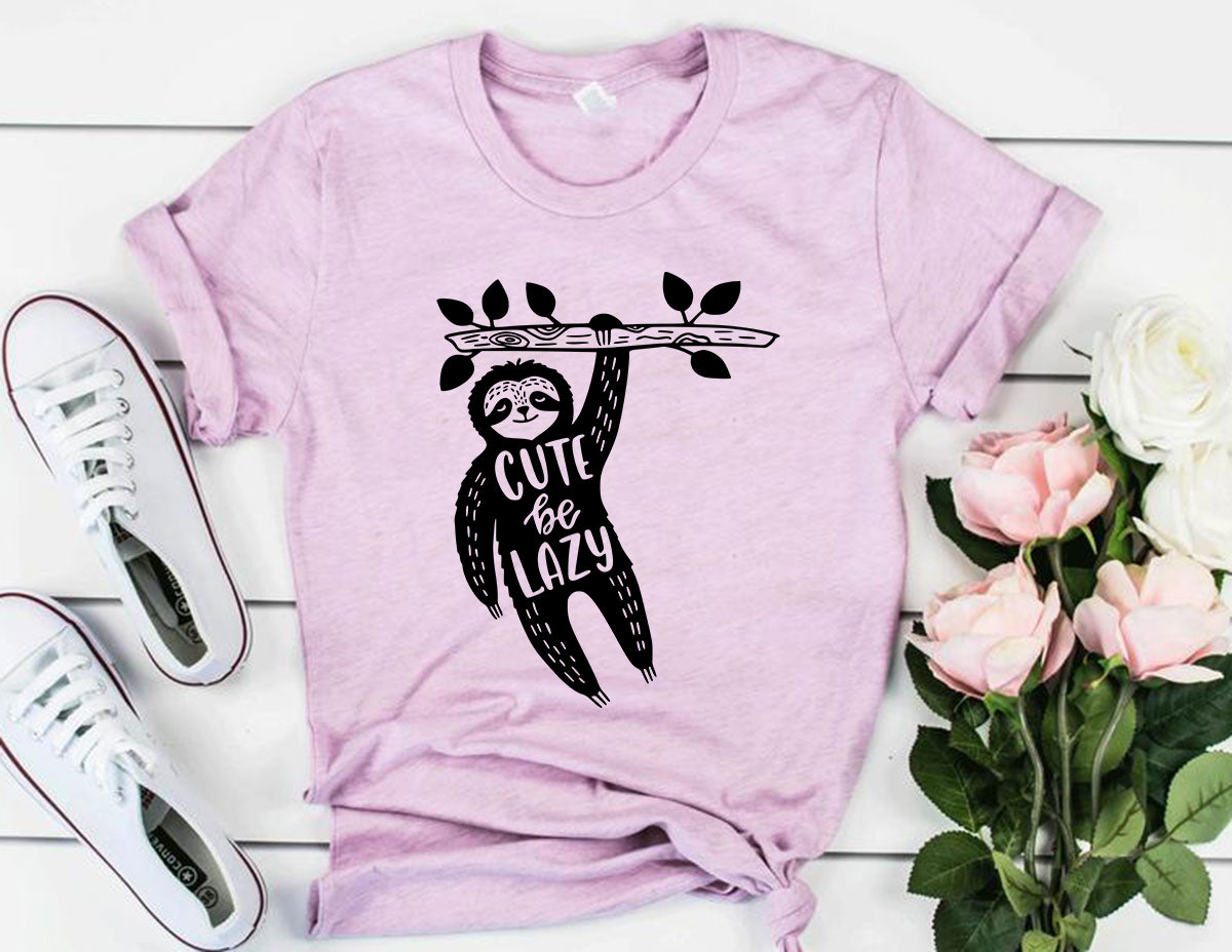 Sloth Cute Be Lazy Shirt