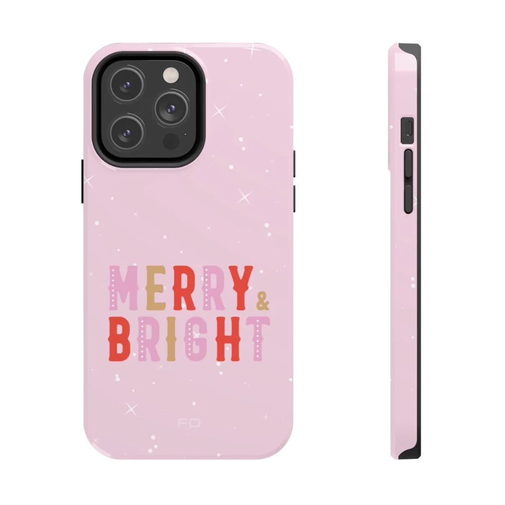 Merry & Bright Tough Case for iPhone with Wireless Charging