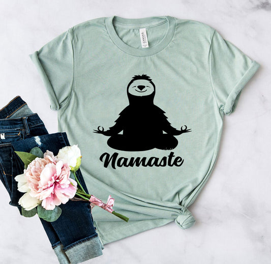 Sloth Namaste Shirt