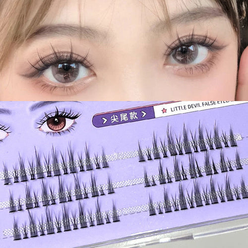 3D Faux Mink Lashes Tapered Natural Long False Eyelashes Individual