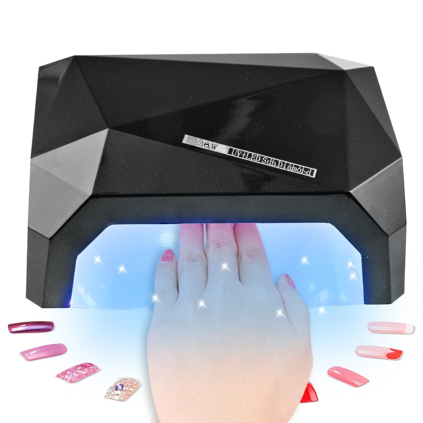 36W UV LED Lamp Nail Polish Dryer 15 LEDs Fingernail Toenail Gel