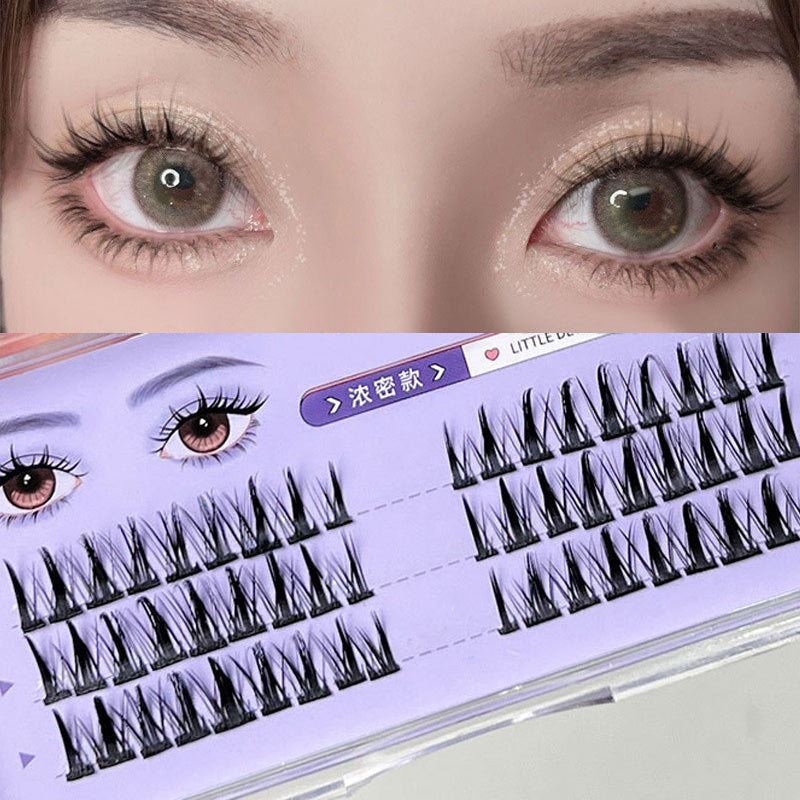 3D Faux Mink Lashes Tapered Natural Long False Eyelashes Individual