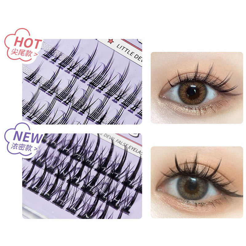 3D Faux Mink Lashes Tapered Natural Long False Eyelashes Individual