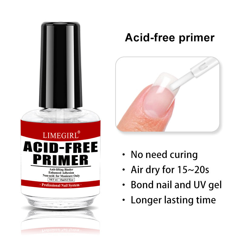 Limegirl Nail Base Glue Nail Adhesive Reinforcement Binders Liquid