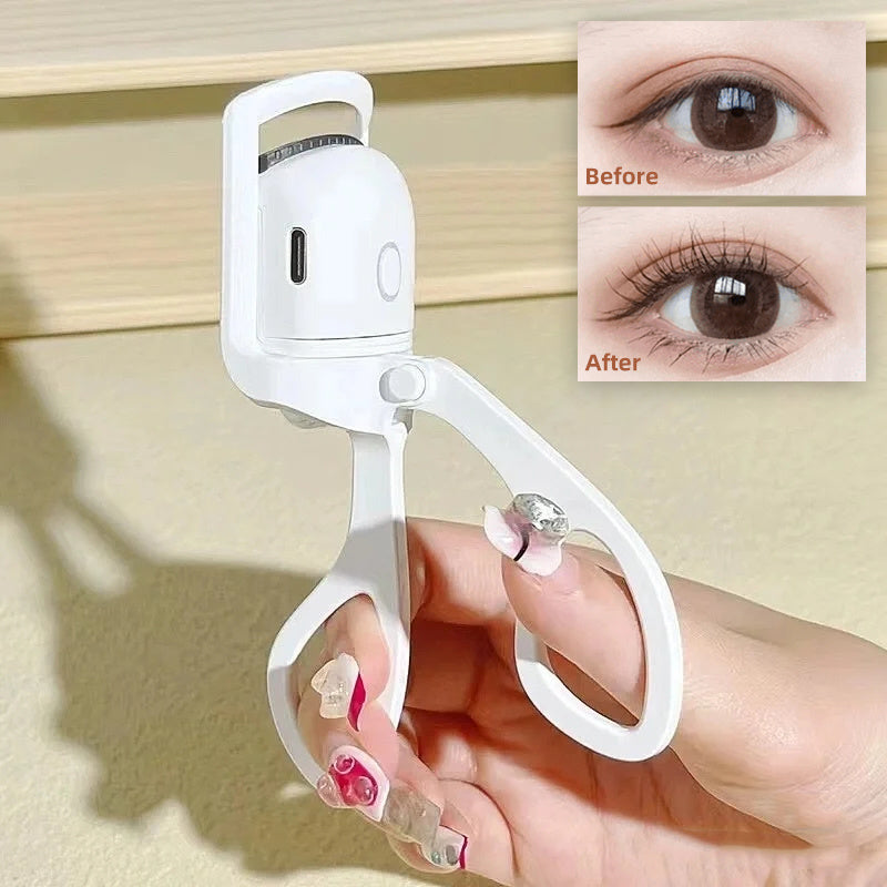 Eyelash Curler Portable Electric Heated Comb Eye Lash Long Lasting