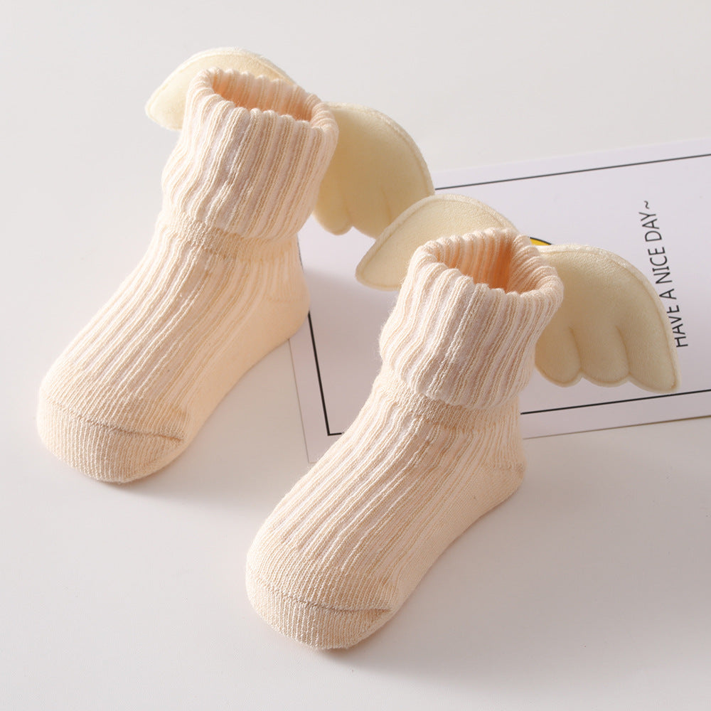 Cute And Simple Baby Angel Wings Socks