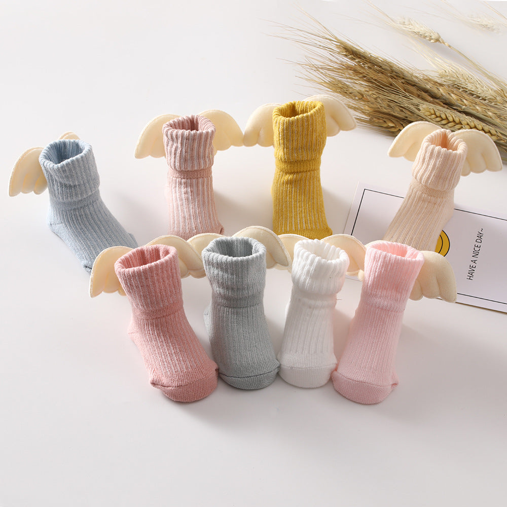 Cute And Simple Baby Angel Wings Socks