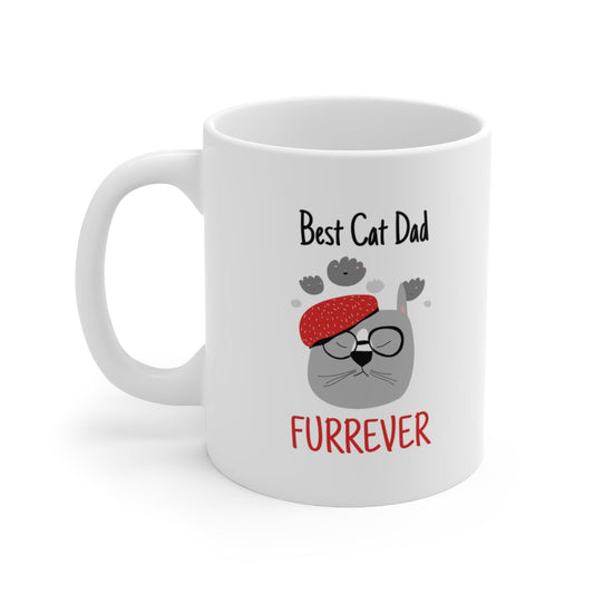 Best Cat Dad Furrever Mug