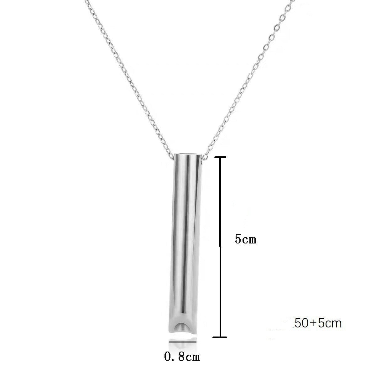 Whistle Necklace Titanium Steel Ornament