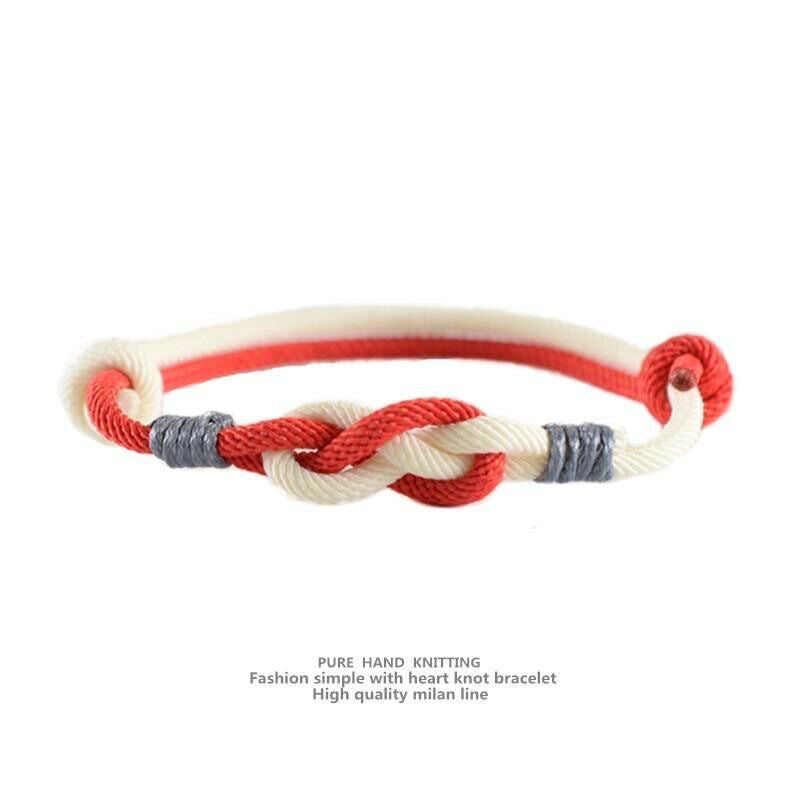 One Heart Knot Bracelet Female Instagram Niche Design Sense