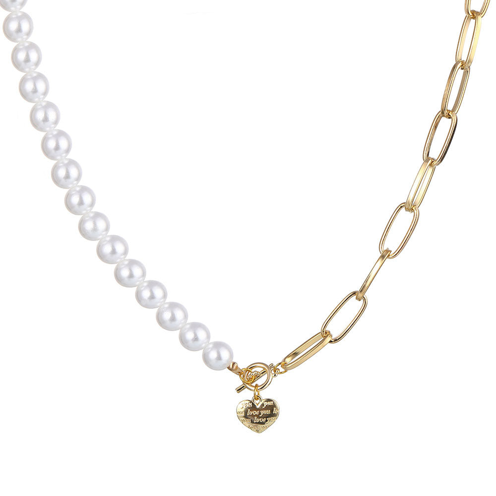 Pearl Heart Necklace