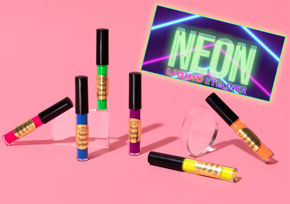 Neon Yellow Liquid Eyeliner - Water-proof, Smudge-proof, Long-lasting