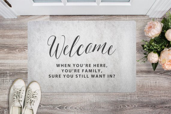 Door mat Doormat Welcome Mat Housewarming Gift