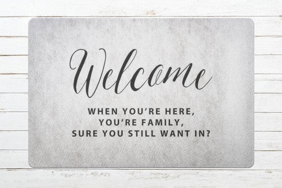 Door mat Doormat Welcome Mat Housewarming Gift