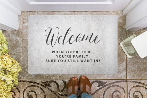 Door mat Doormat Welcome Mat Housewarming Gift