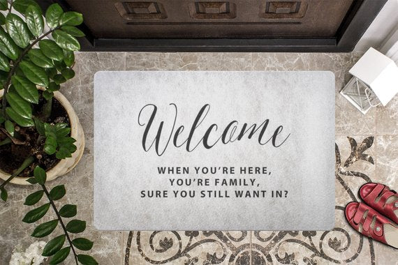 Door mat Doormat Welcome Mat Housewarming Gift