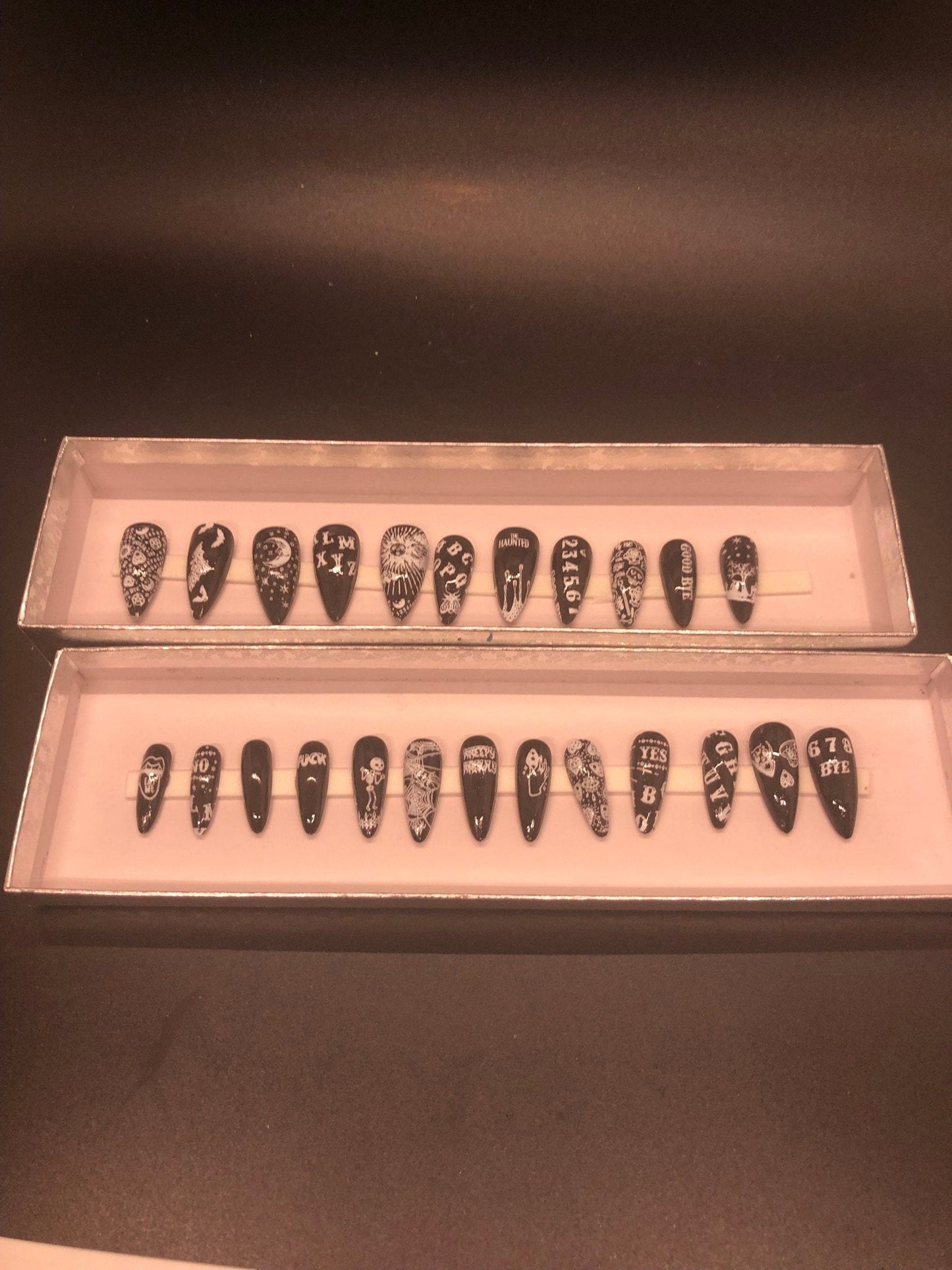 Ouija Board press on nails