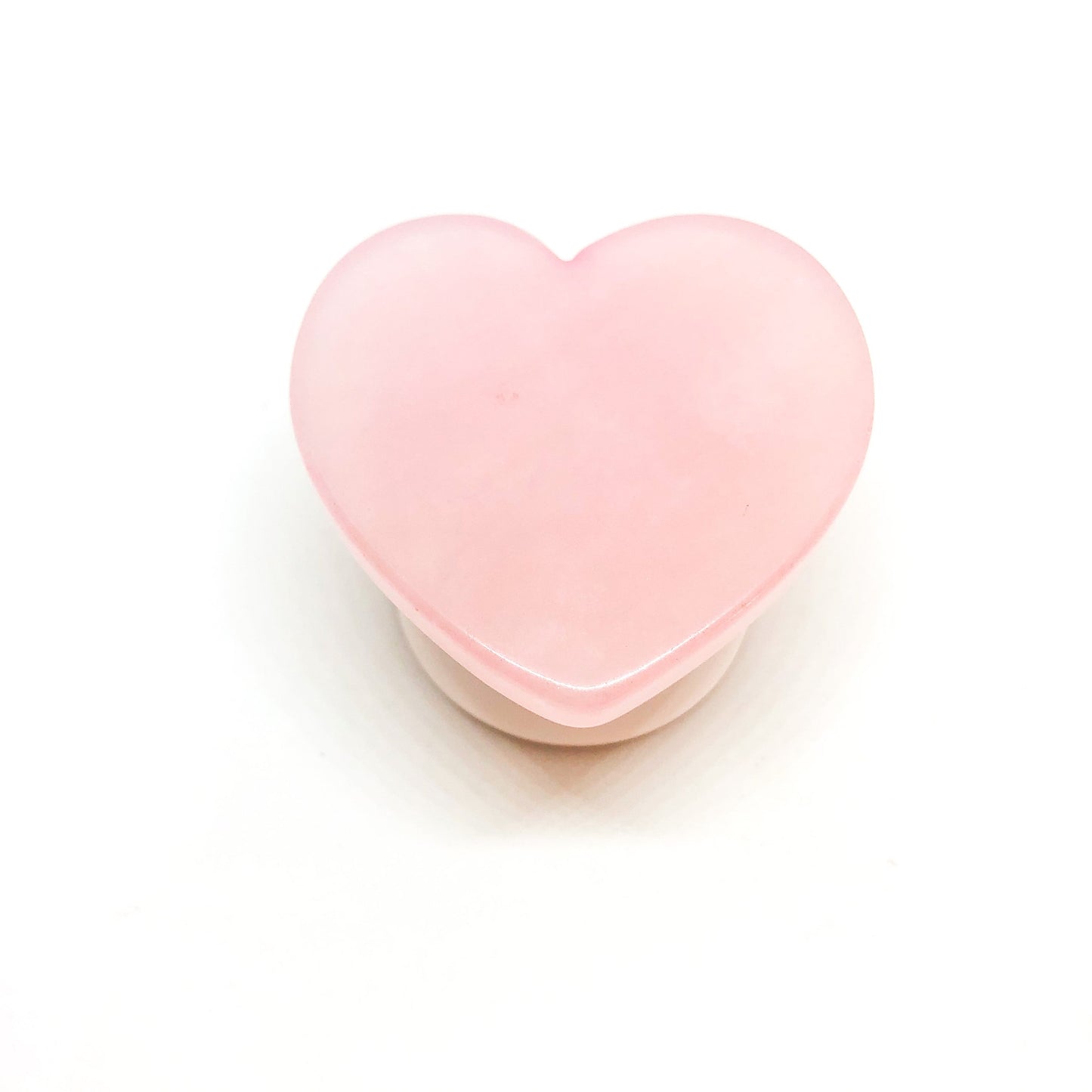 Rose Quartz Heart Phone Grip